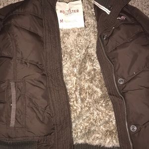 Hollister dark brown Jacket